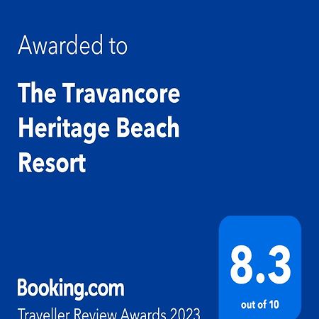 The Travancore Heritage Beach Resort Kovalam Bagian luar foto